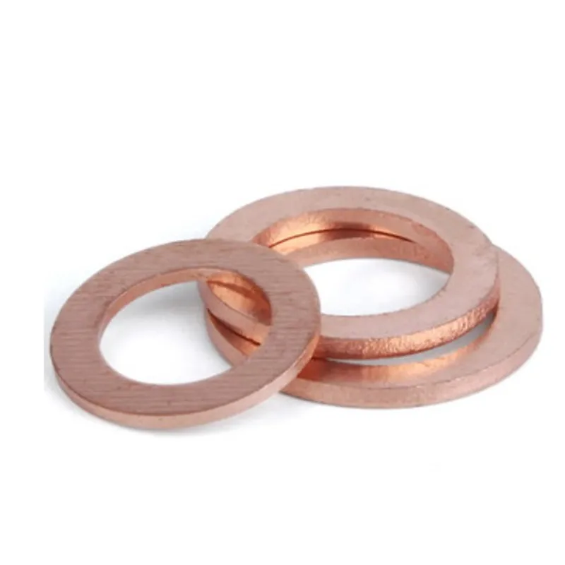 10-50PCS m6 Copper washer M6 M6*8/9/10/11/12/14/16/18 Sealing Washer For Boat Crush Flat Seal Ring | Обустройство дома