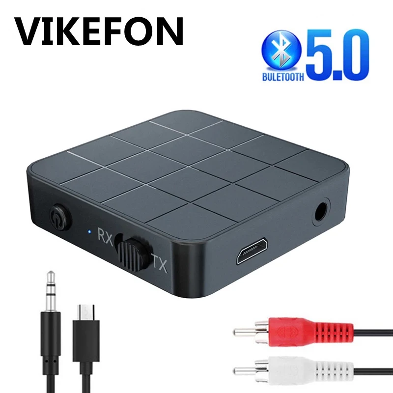 Bluetooth 5 0 аудио приемник передатчик AUX 3 мм Jack стерео музыка Беспроводной адаптер USB