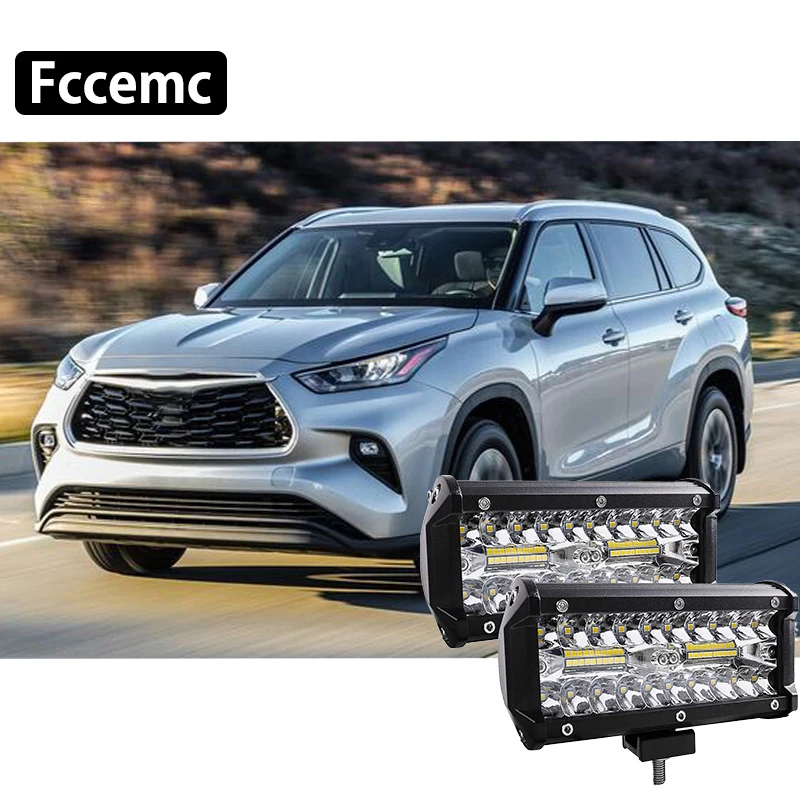 

License Number Plate Flood Driving Light LED Bulb Lamp Spotlight 12V Square Round For Highlander Prado Land Rover Kodiak Lincoln