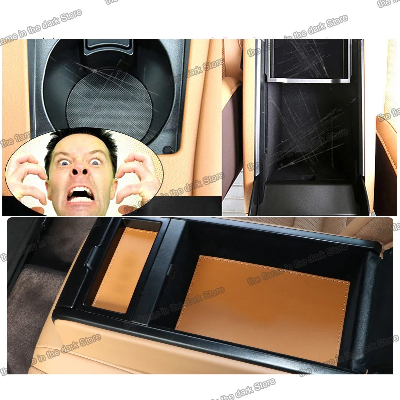 Кожаный Автомобильный Коврик для подлокотника подушка Lexus es Es200 Es300 Es300h 2018 2019 2020 2021