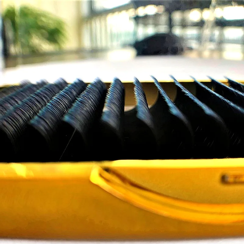 Оптовая продажа LASHAP Easy Fans ресницы 9 мм C D DD завитки ручной работы мягкие цветущие