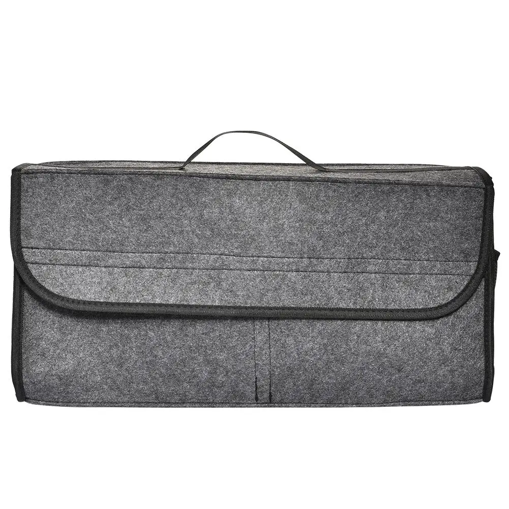 

Car Collapsible Storage Box Car Compartment Trunk Storage Bag Folding Storage Package Tool Car Storage Box With Partition Board