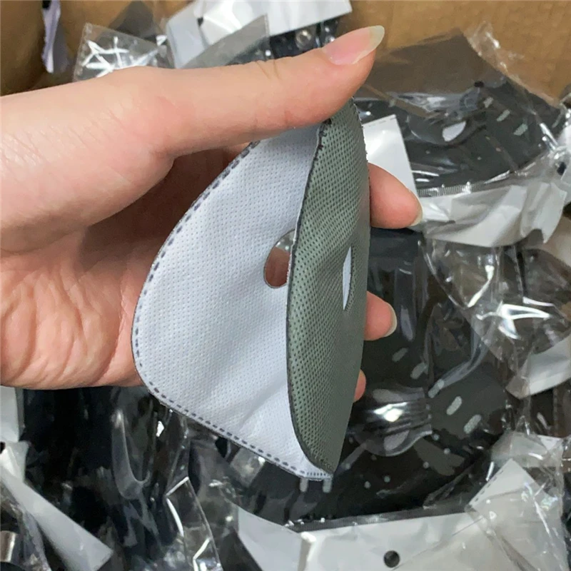 Маска для велоспорта с фильтром PM2.5 полулицевая углеродная велосипедная