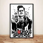 Постер и печать на холсте Inglourious Basterds Quentin Tarantino, художественные настенные картины, горячее украшение комнаты, эстетическая постер