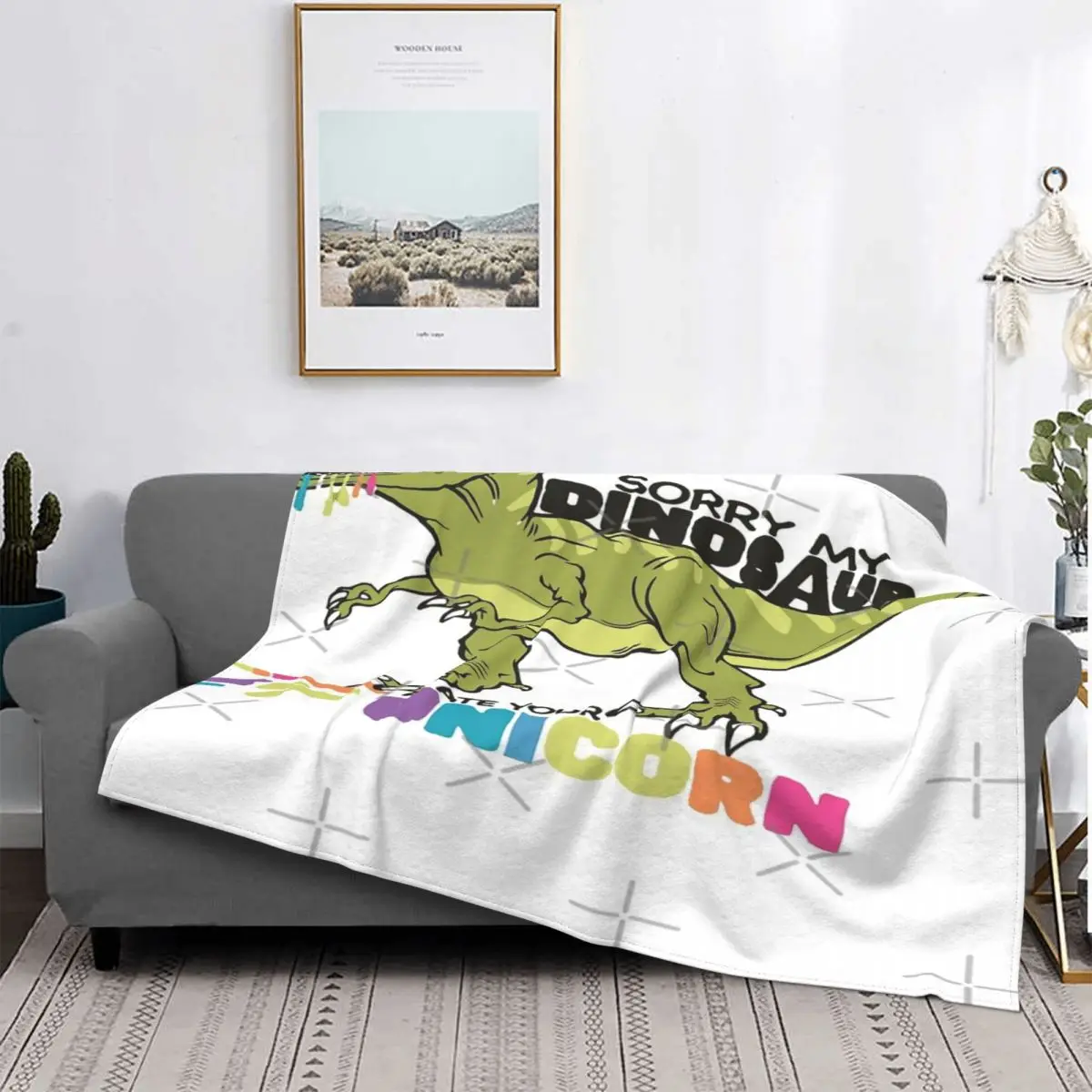 

Извините, мой динозавр, съешь единорог, 1 одеяло, покрывало для кровати, клетчатое покрывало для кровати, двуспальное одеяло, плед и одеяло