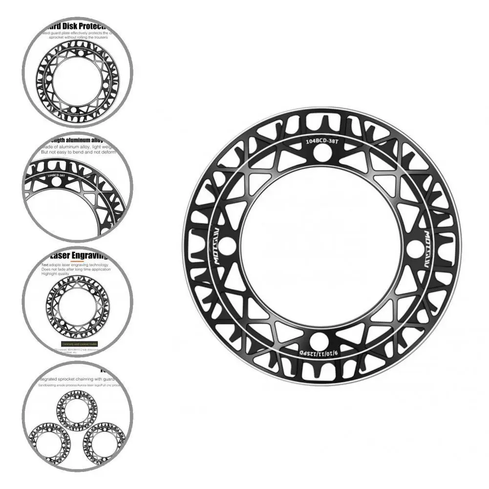 

High Strength High Quality Good Toughness Bike Sprocket Stable Structure Bike Chainring CNC for MTB