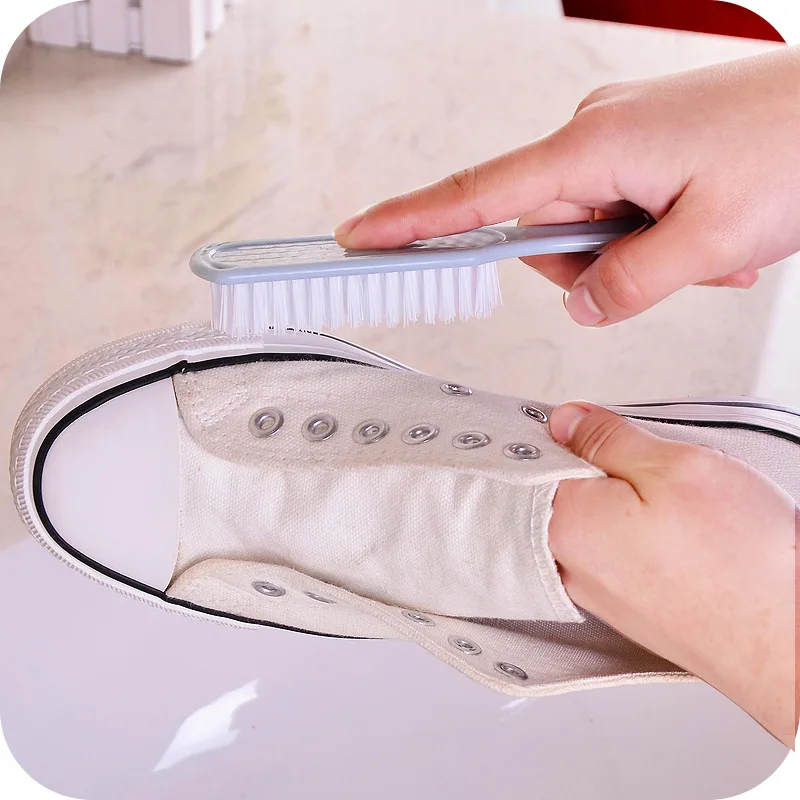 Распродажа! Скидка пластиковая маленькая щетка для чистки обуви мягкая обувь
