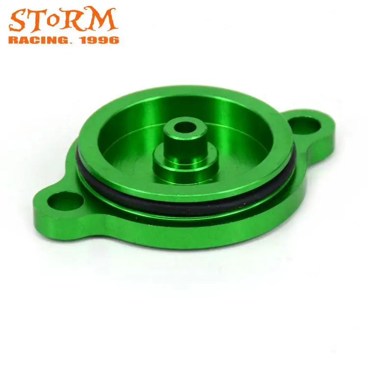 Крышка масляного фильтра двигателя мотоцикла CNC для KAWASAKI KXF250 KX250F KXF 250 05 06 07 08 09 10 11