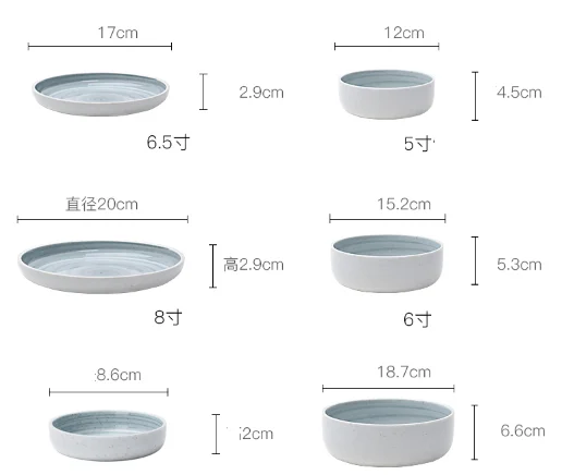 2021 модный набор посуды креативная личность ручная роспись кухонная тарелка