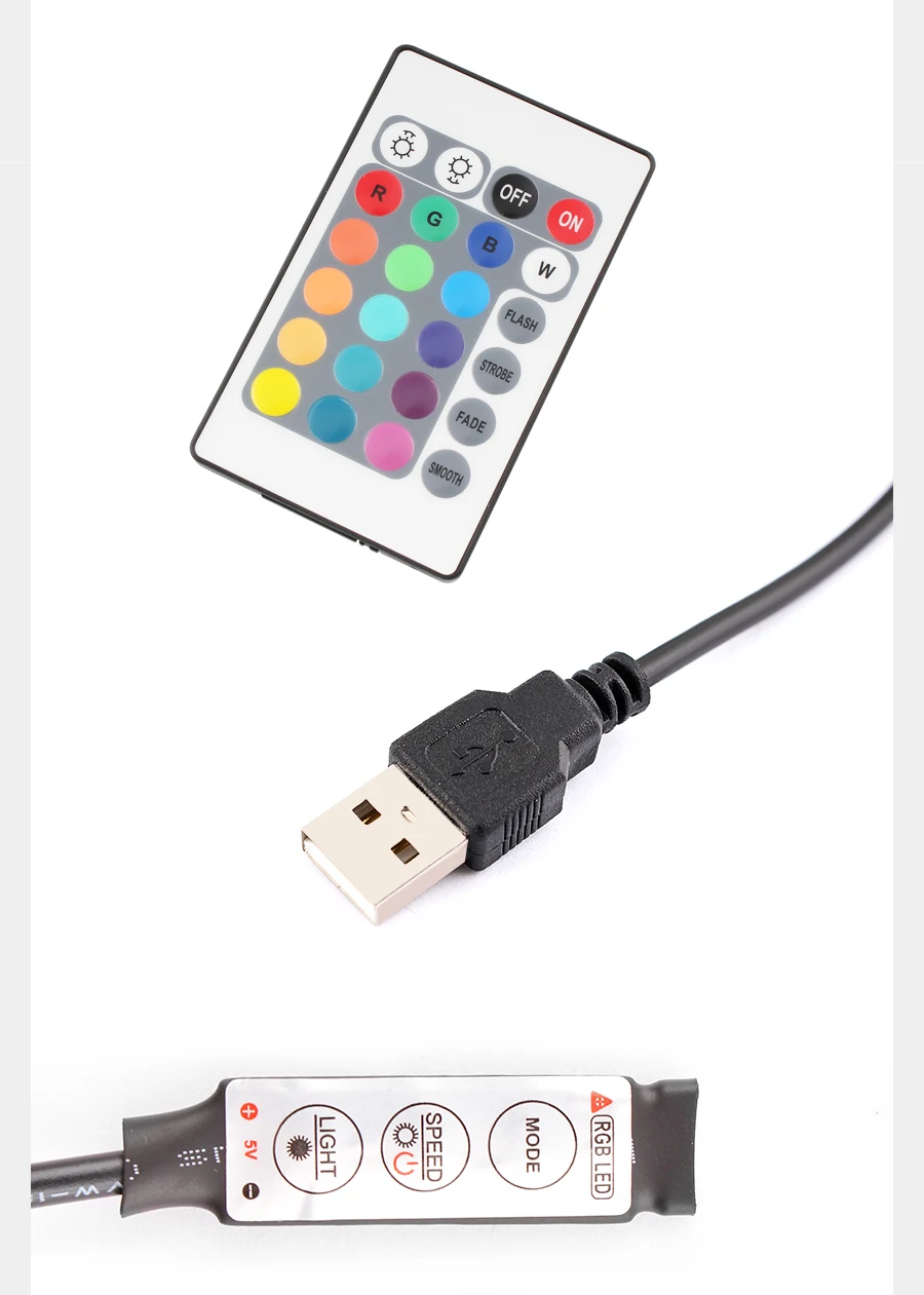 DC 5V 12V 24V Светодиодный светильник RGB RF пульт дистанционного управления для SMD 2835 5050 RGB светодиодный светильник Красочные rgb контроллер 3/17/24key светодиодный потолочный светильник