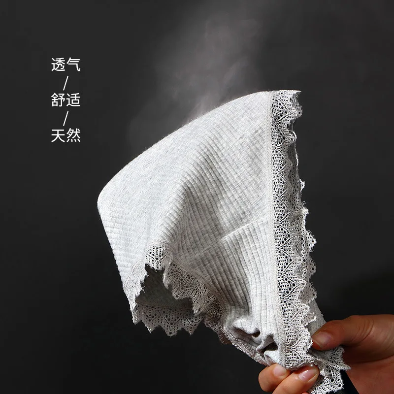 Кружевное студенческое нижнее белье с треугольным вырезом трикотажное