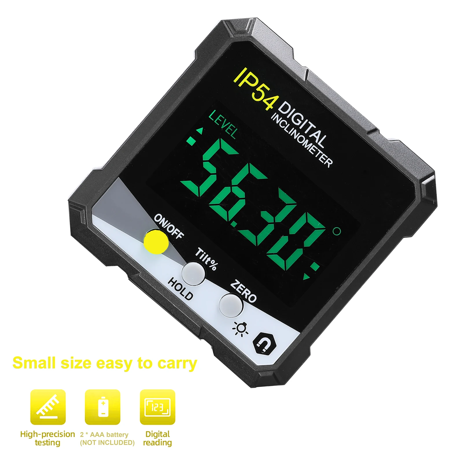 

Digital Inclinometer Digital Protractor Slope Meter Digital Angle Ruler Single-side Magnetics Multifunctional Protractor