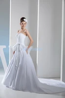 free shipping 2016 new design hot custom sizecolor appliques bridal gown small train marry dress white plus size wedding dress