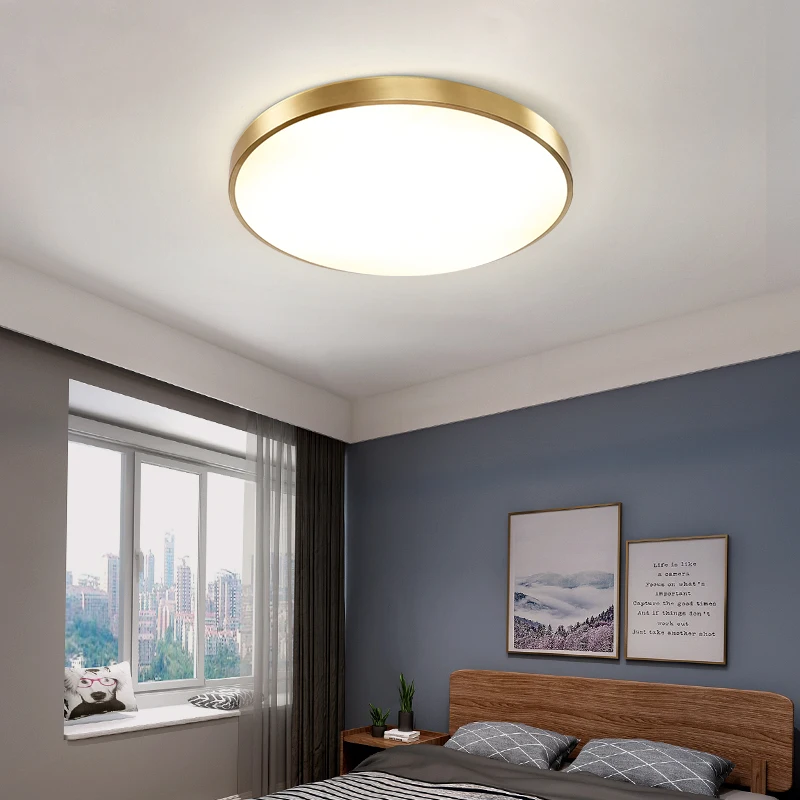 Ультра тонкий светодиодный потолочный светильник современный три Цвет