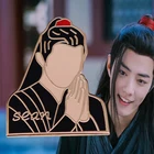 Неразобранная эмалированная брошь Weiwuxian XiaoZhan, отличное дополнение для фанатов Шона Сяо