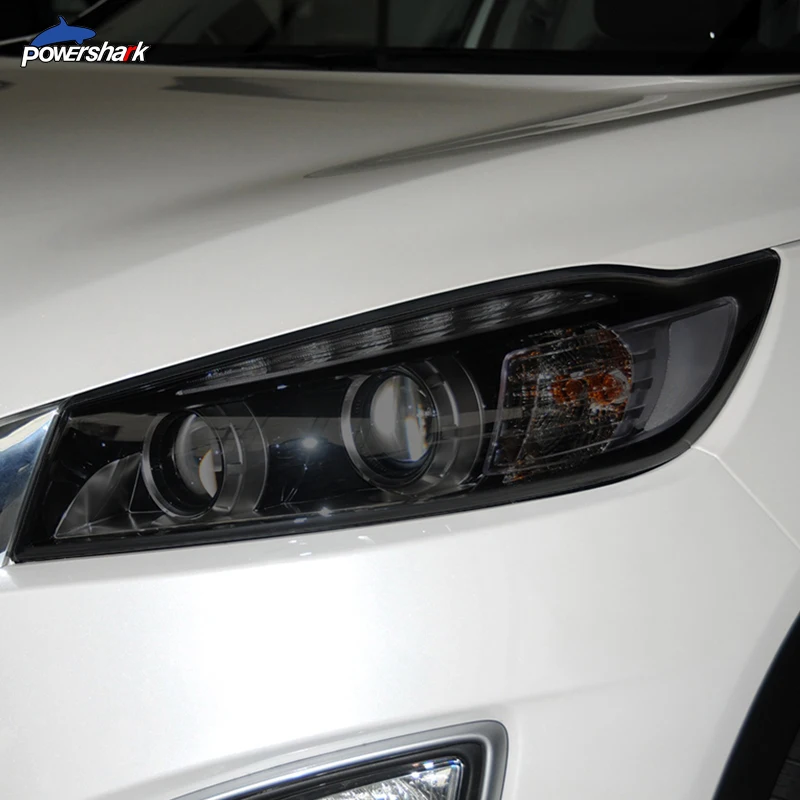 Автомобильные фары оттенок Черная защитная пленка прозрачная наклейка для Kia Rio