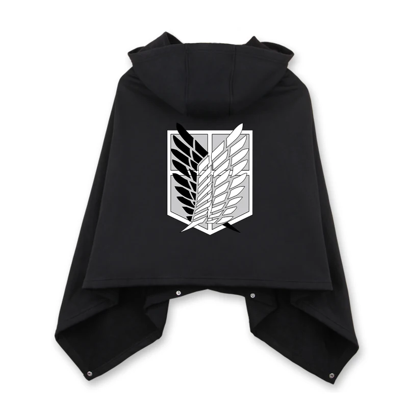 Атака Титанов зимний утолщенный плащ Скаутинг Легион пальто для мужчин и женщин