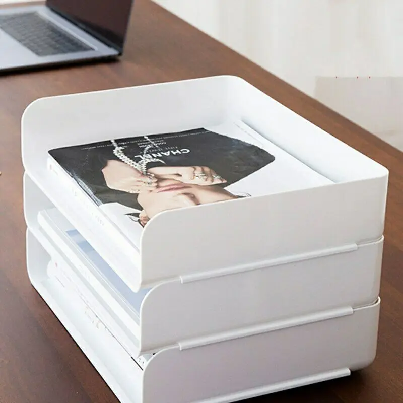 Горячая Распродажа Стекируемый Настольный ящик для хранения косметики офисные