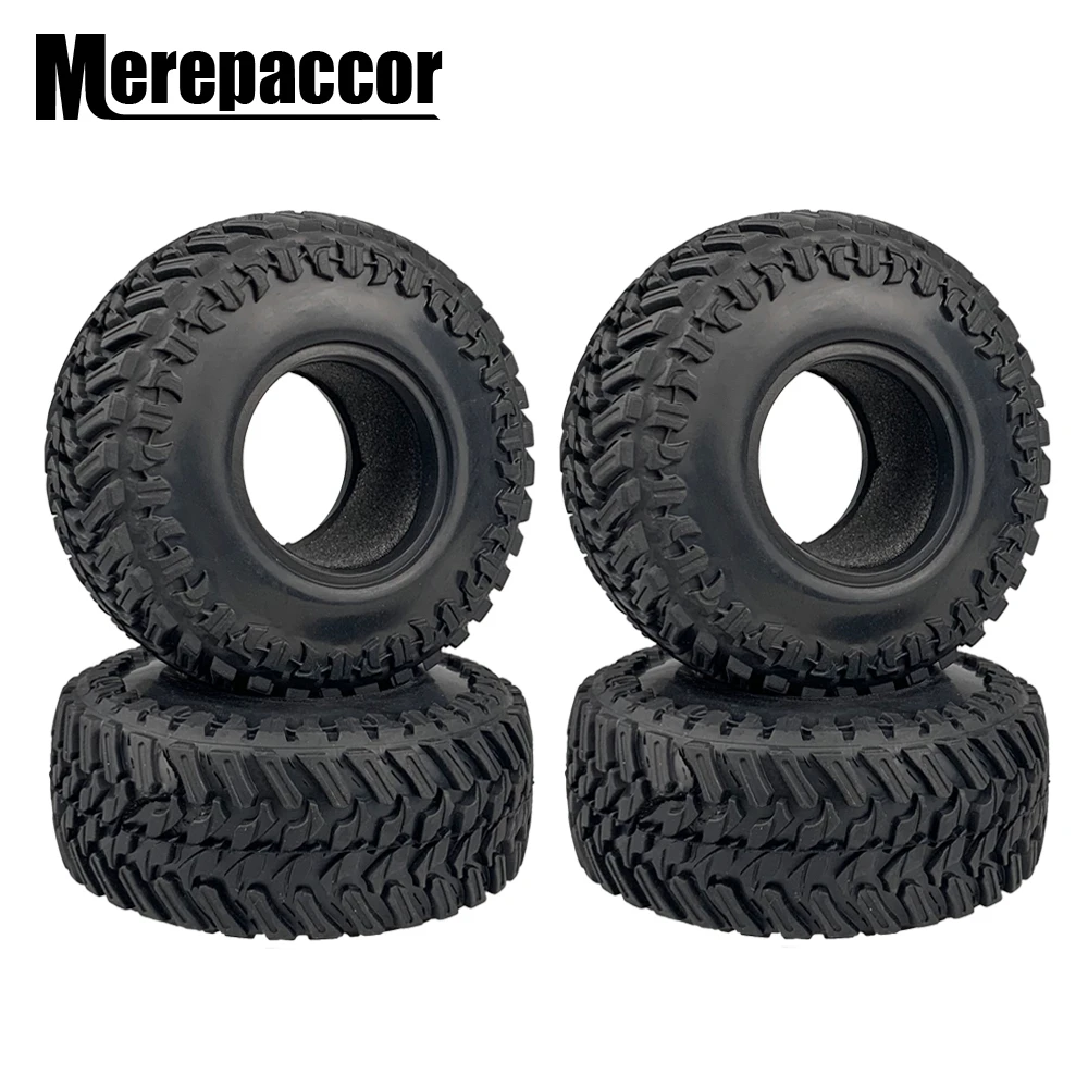 MEREPACCOR 4 шт. 107 мм 1 9 &quotрезиновые скалы шины колеса для 1:10 RC Рок Гусеничный осевой