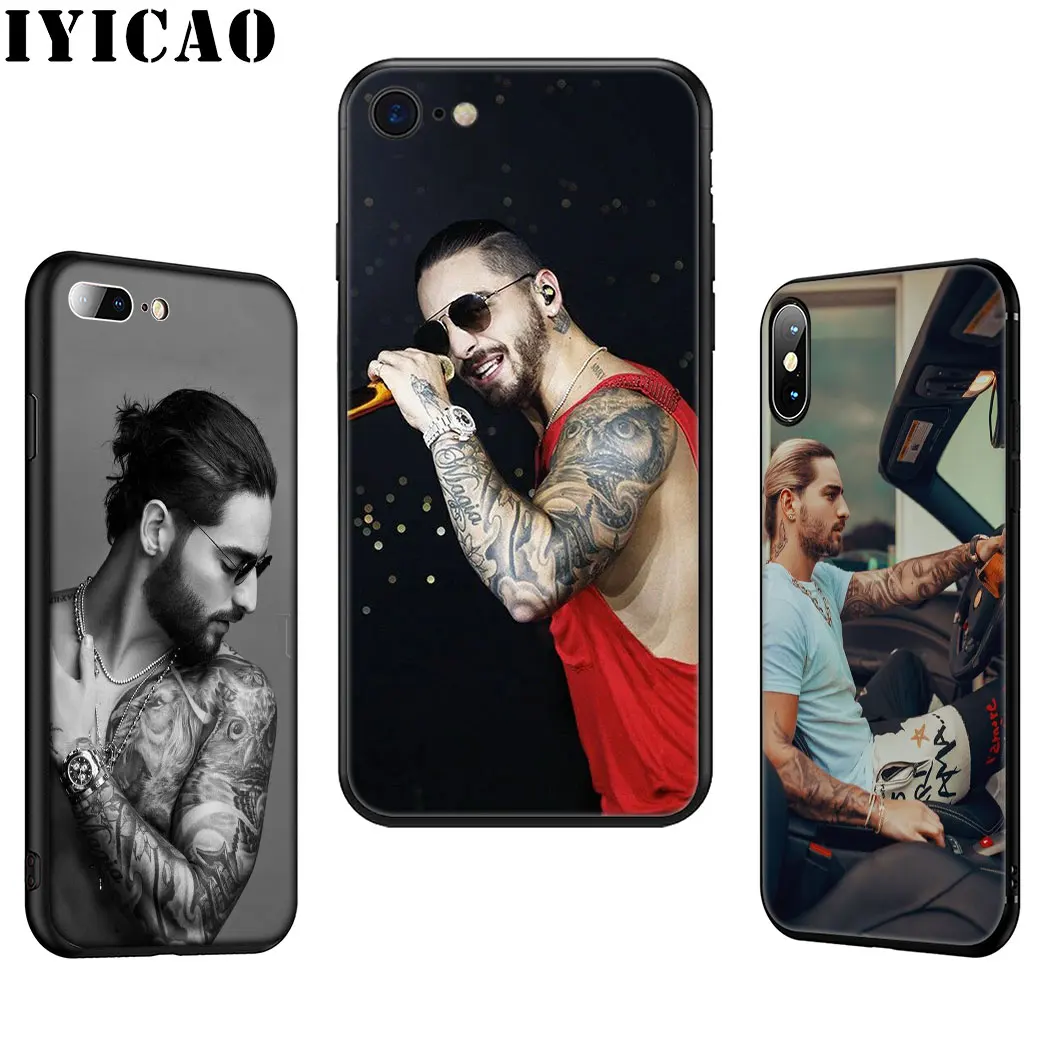 Мягкий силиконовый чехол IYICAO Singer Maluma для iPhone 11 Pro Max XR X XS 6 6S 7 8 Plus 5 5S SE