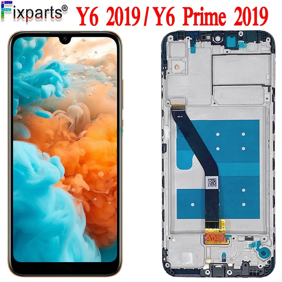 Жк-дисплей с дигитайзером сенсорного экрана для Huawei Y6 2019 Prime новый 6 09 дюйма Pro г. |