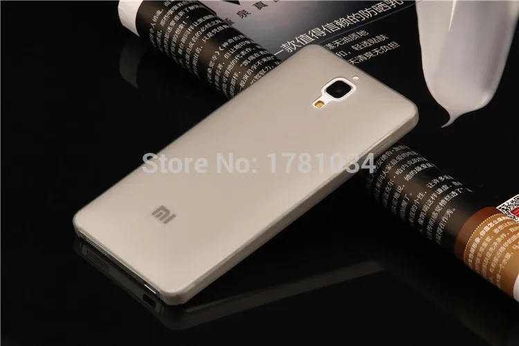 Отличная цена ультра тонкий прозрачный чехол Защитный для XiaoMi 4 Mi4 M4 матовый