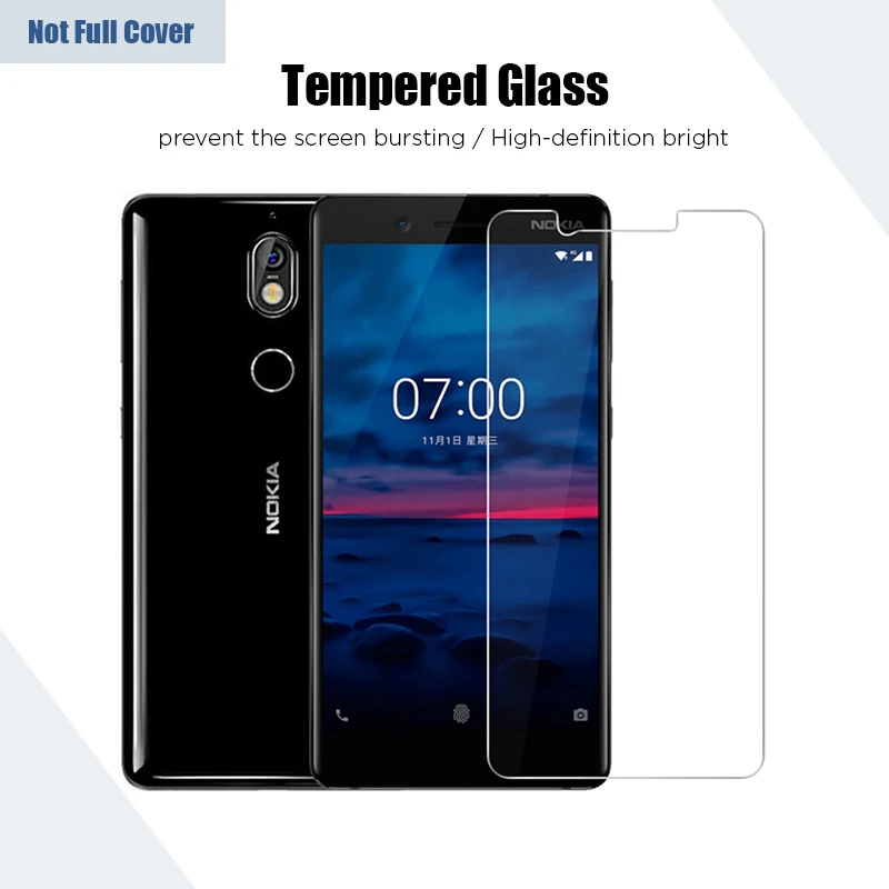 Защитное стекло для Nokia 8 1 9 PureView защита экрана X X71 X2 XL Lumia 520 530 535 630 HD Прозрачная 9H
