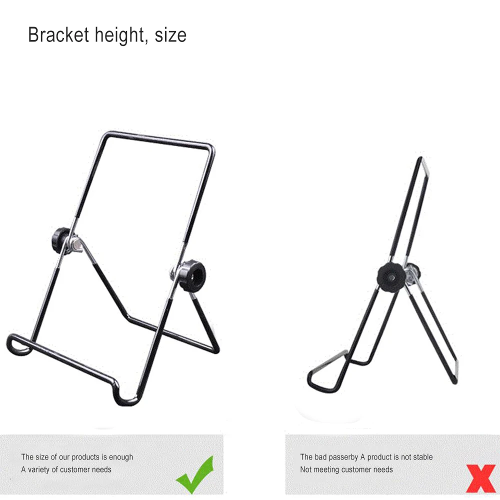 Универсальный складной металлический держатель для планшета телефона
