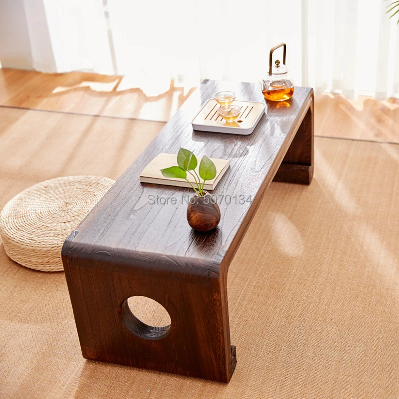 Античный деревянный стол для пианино прямоугольный чайный и журнальный столик
