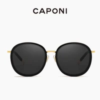 caponi round womens sunglasses fashion vintage designer accessories eyewear trendy brand sun glasses for women uv protect cp118