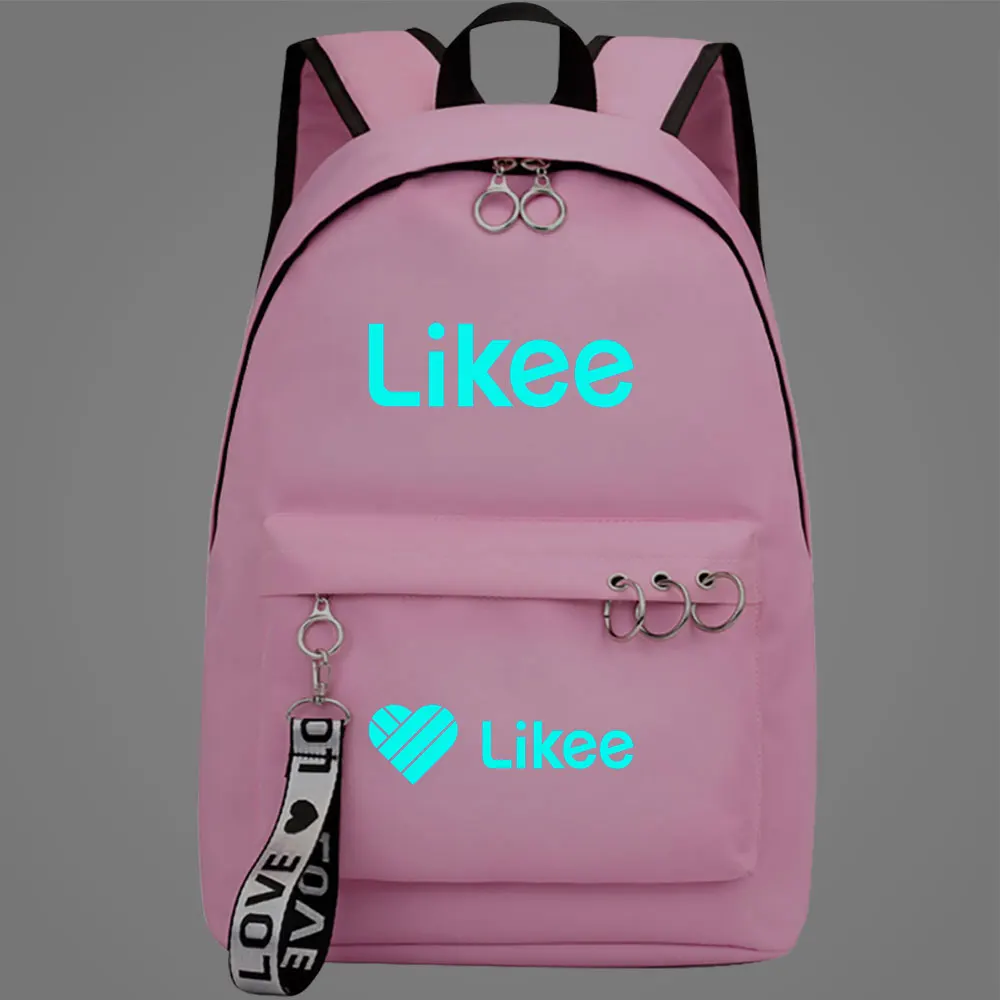 New Likee Video App Night Lumious Backpacks Kids Teenager School Bags Boys Girls Daily Travel Shoulder Mochila Escolar Gift | Багаж и