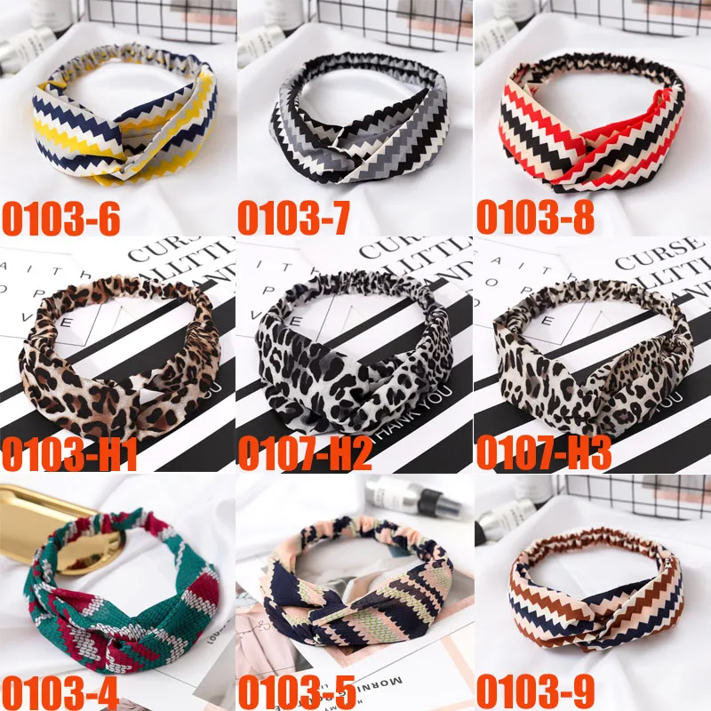Повязка на голову женская с леопардовым принтом |