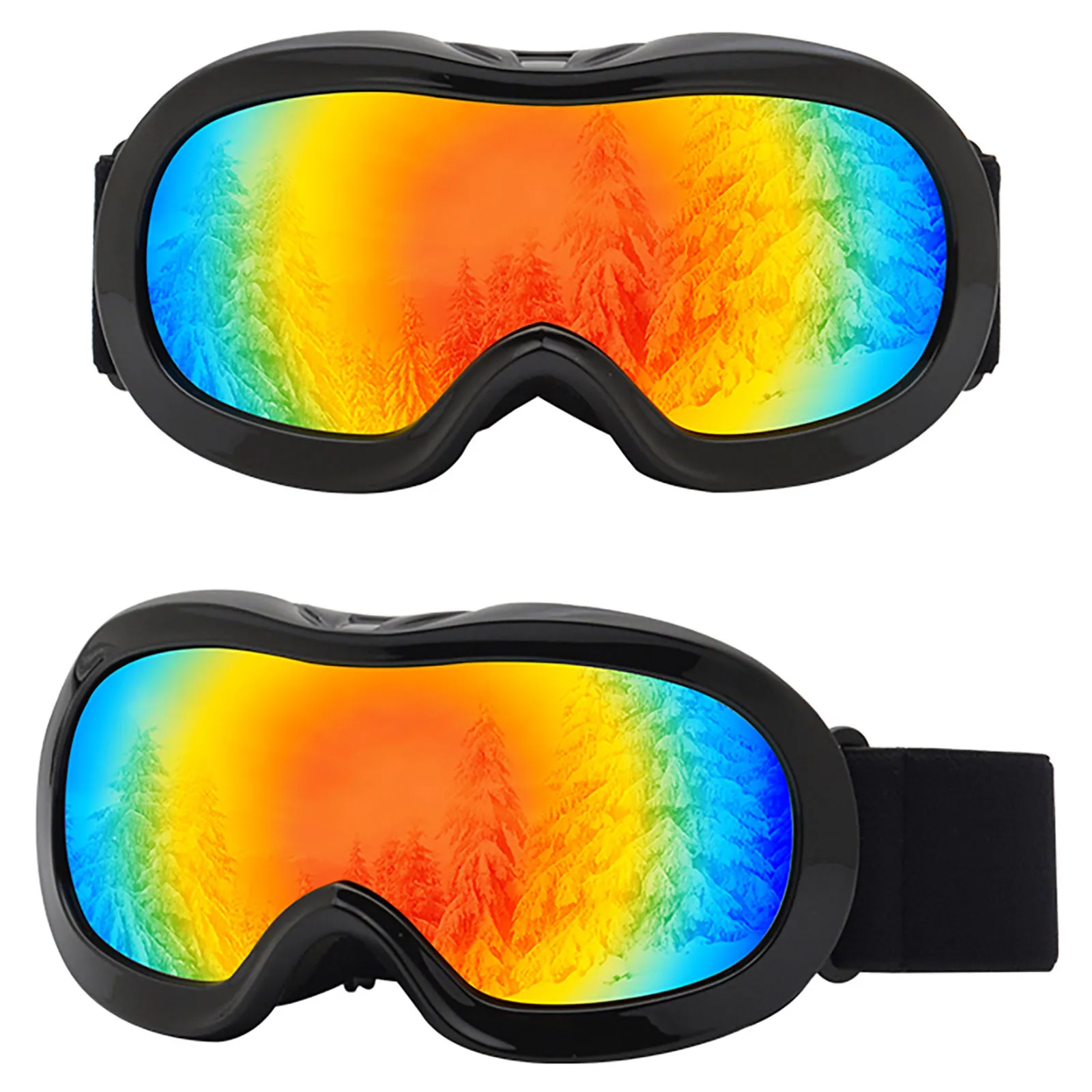 Детские лыжные очки снег 4 вида цветов Солнцезащитные ветрозащитный