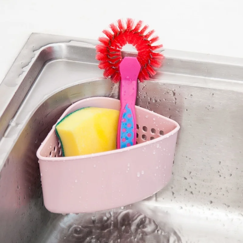 Полка для ванной комнаты домашняя кухонная губка настенный держатель присоска