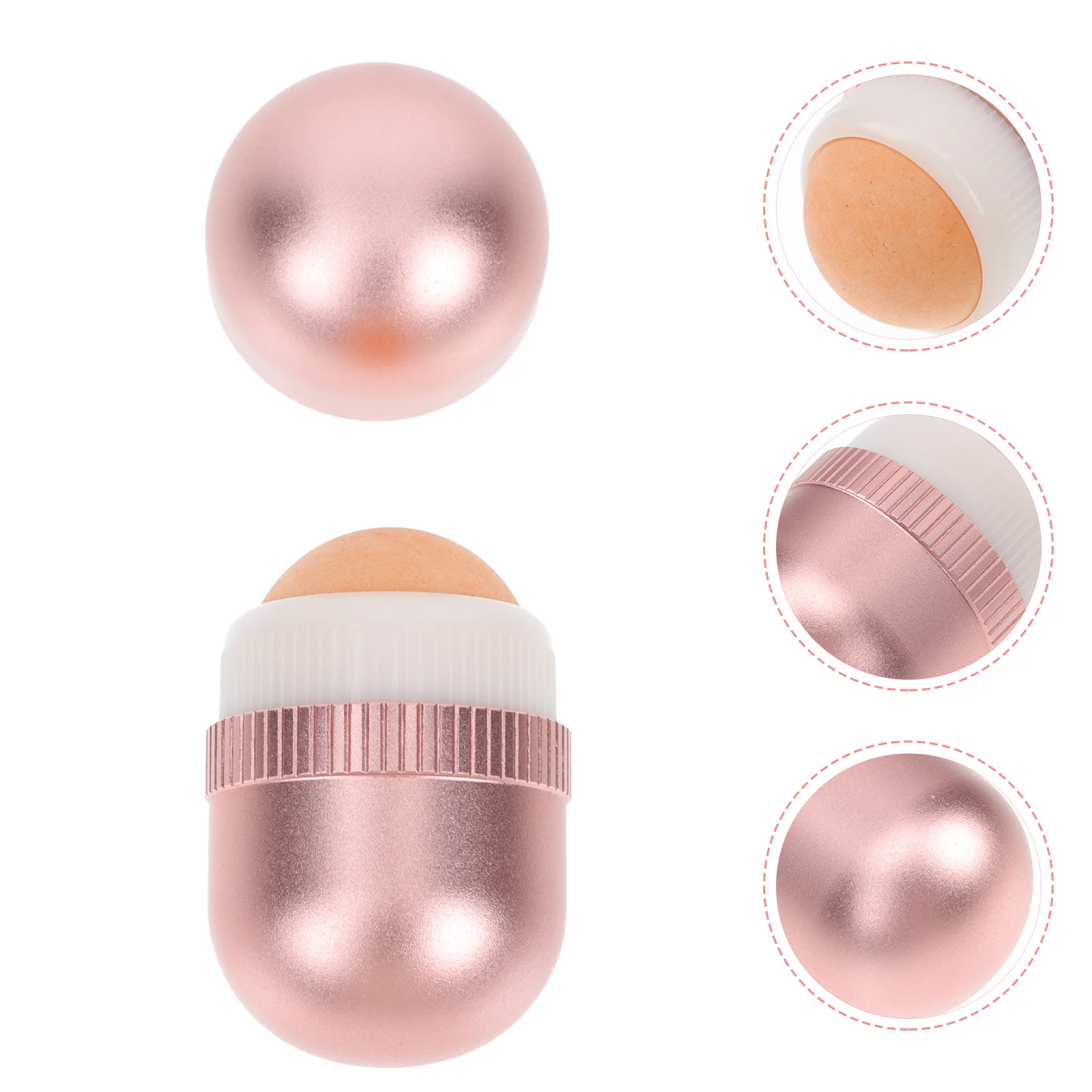

Mini Oil-Absorbing Stone Rolling Balls Natural Facial Massager Skin Care Roller