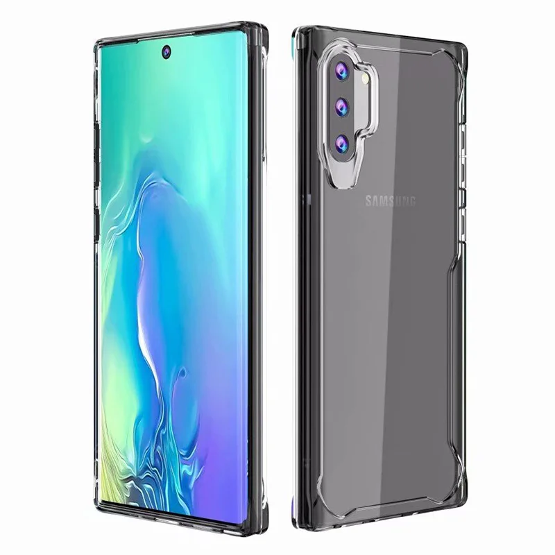 Противоударный защитный чехол для samsung Galaxy S10 Plus Note 10 S10e прозрачные чехлы для Galaxy S9 S8 Plus Note 8 9 силиконовый
