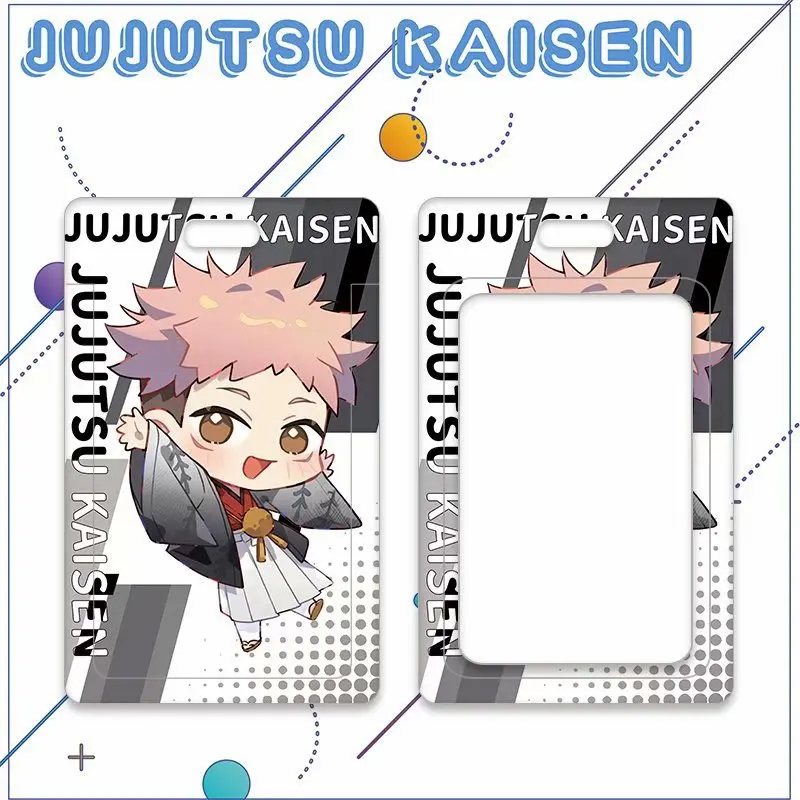 

Cartoon Jujutsu Kaisen Anime New Style Lanyard Card Id Badge Holder Keychain Pass Gym Mobile Key Holder Key Rings Kid For Gift