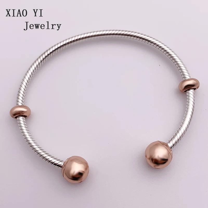 XIAOYI ювелирный S925 1:1 браслет из розового золота 588291 подарок подруге