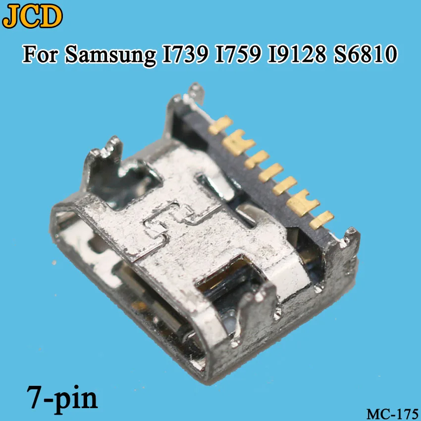 JCD 2 шт./лот для Samsung I739 I759 I9128 S6810 USB зарядка Fame S6810P Young G130HN разъем подключения