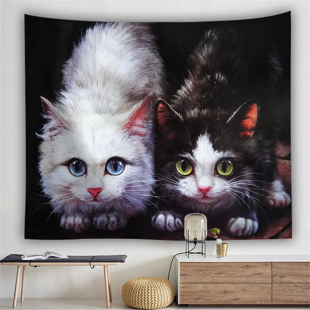 Настенная подвеска 3D с изображением волка/льва/кота огнем/черно-белого леопарда |