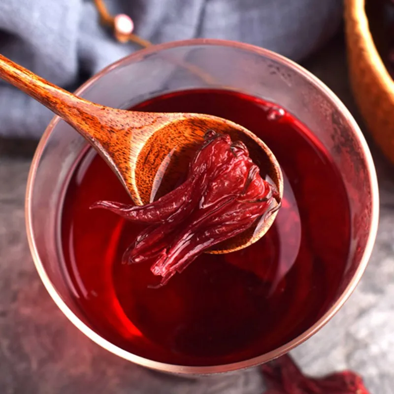 Top 40g/can Roselle with Dried Flowers to Restrain the Lungs Relieve Cough Lower Blood Pressure Alcohol | Дом и сад