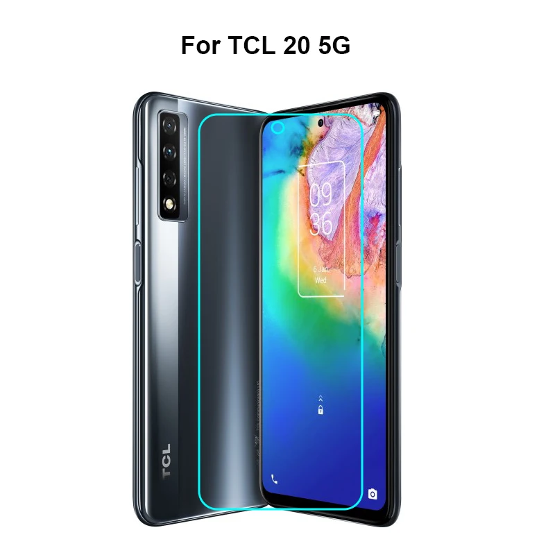 

Tempered Glass for TCL 20 5G Screen Protector Film Protective Glass Cover for Cristal Templado TCL 20 5G T781H T781K Pelicula
