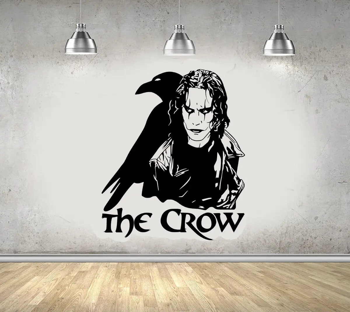 

Crow Gothic Movie Brandon Lee Legend Movie Theme Wall Art Sticker Vinyl Decal Home Theater Wall Bedroom Fashion Decoration dy07