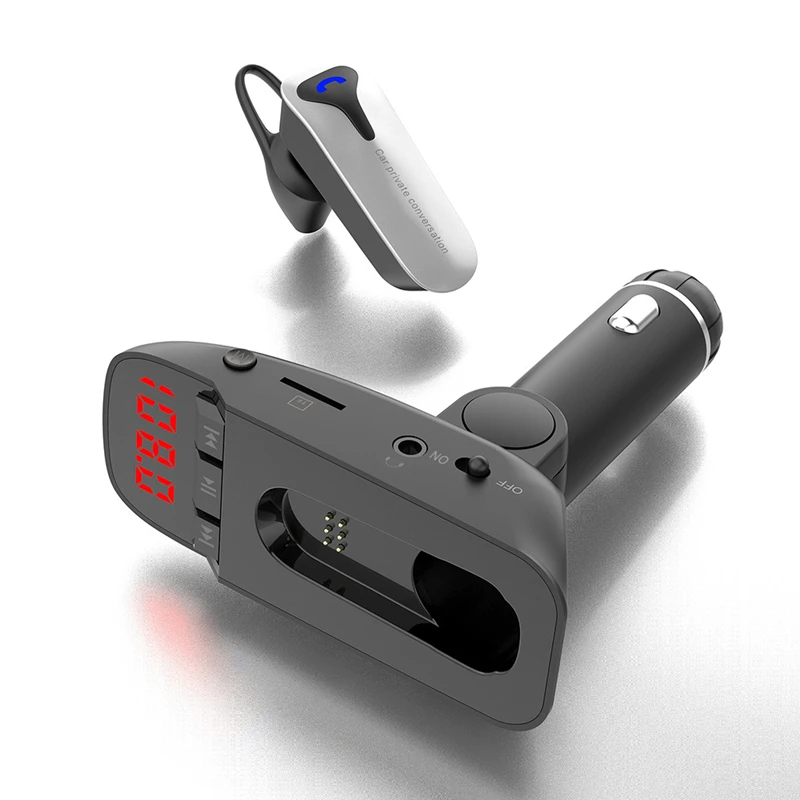 Bluetooth V4.2 автомобильный комплект громкой связи гарнитура наушники беспроводной