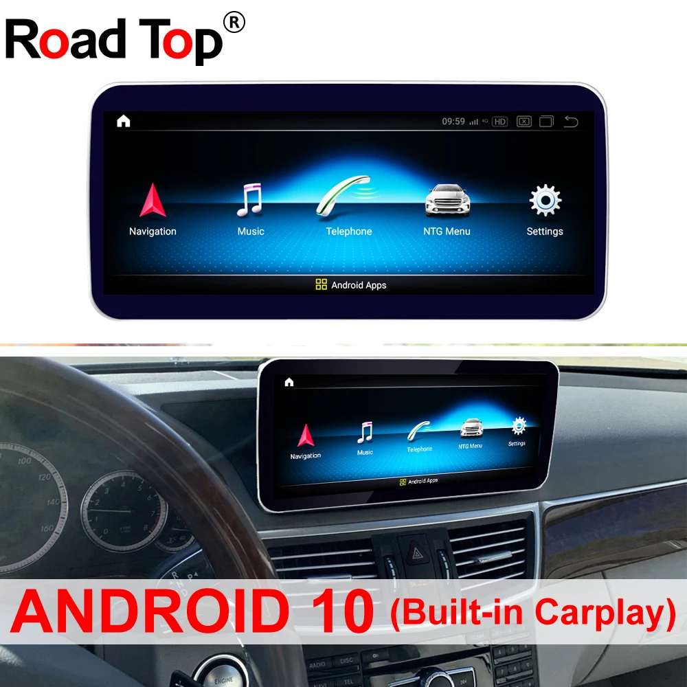 10 25/12 5 дюймов andriod Android Дисплей 4G для Benz E Class W212 2013 2014 автомобиль радио Экран GPS