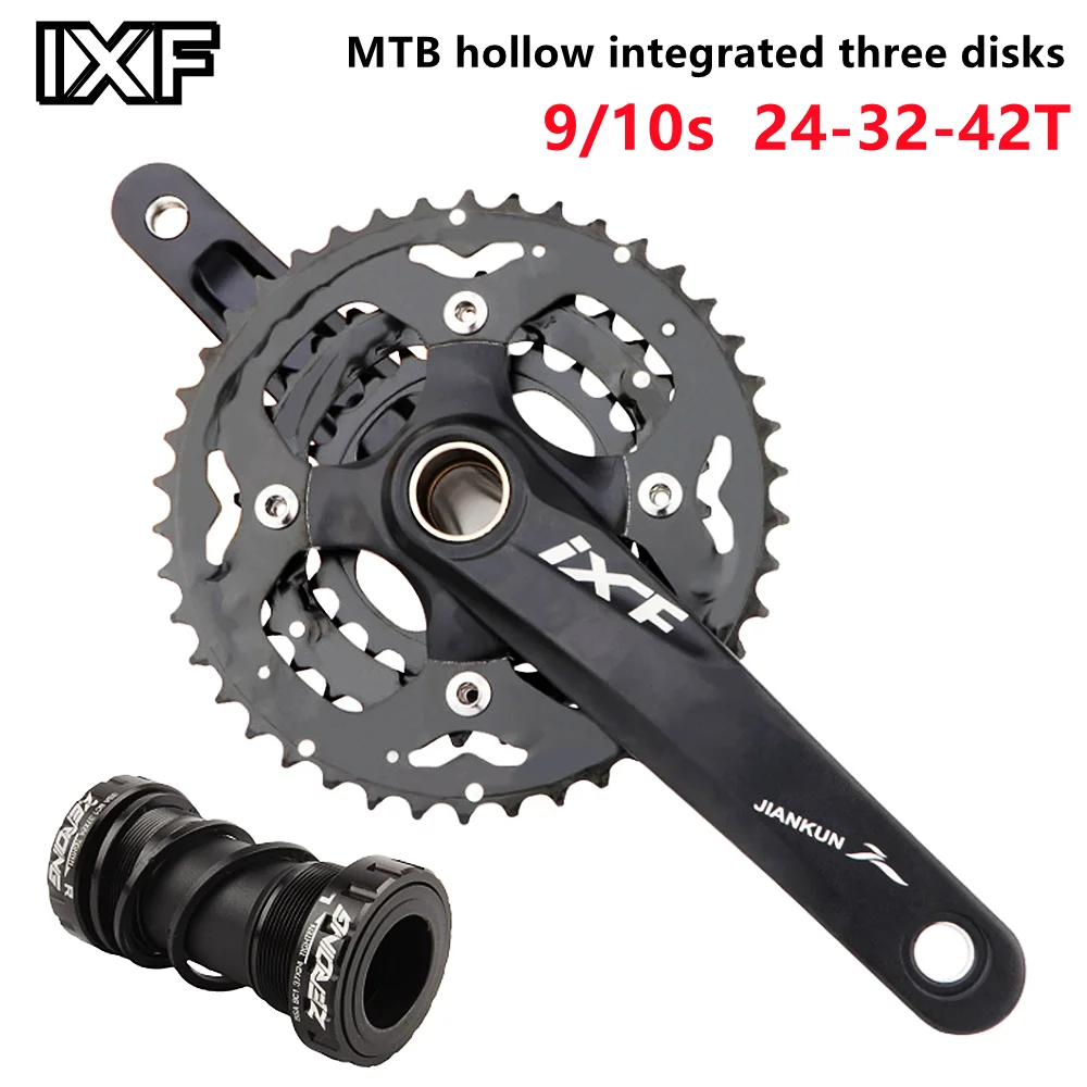 Звездочка для Зубчатого Диска IXF MTB 27/30s 170 мм велосипедные аксессуары 24-32-42T -