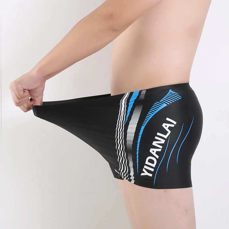 Мужские высокоэластичные плавки с принтом для дайвинга дышащие серфинга пляжа