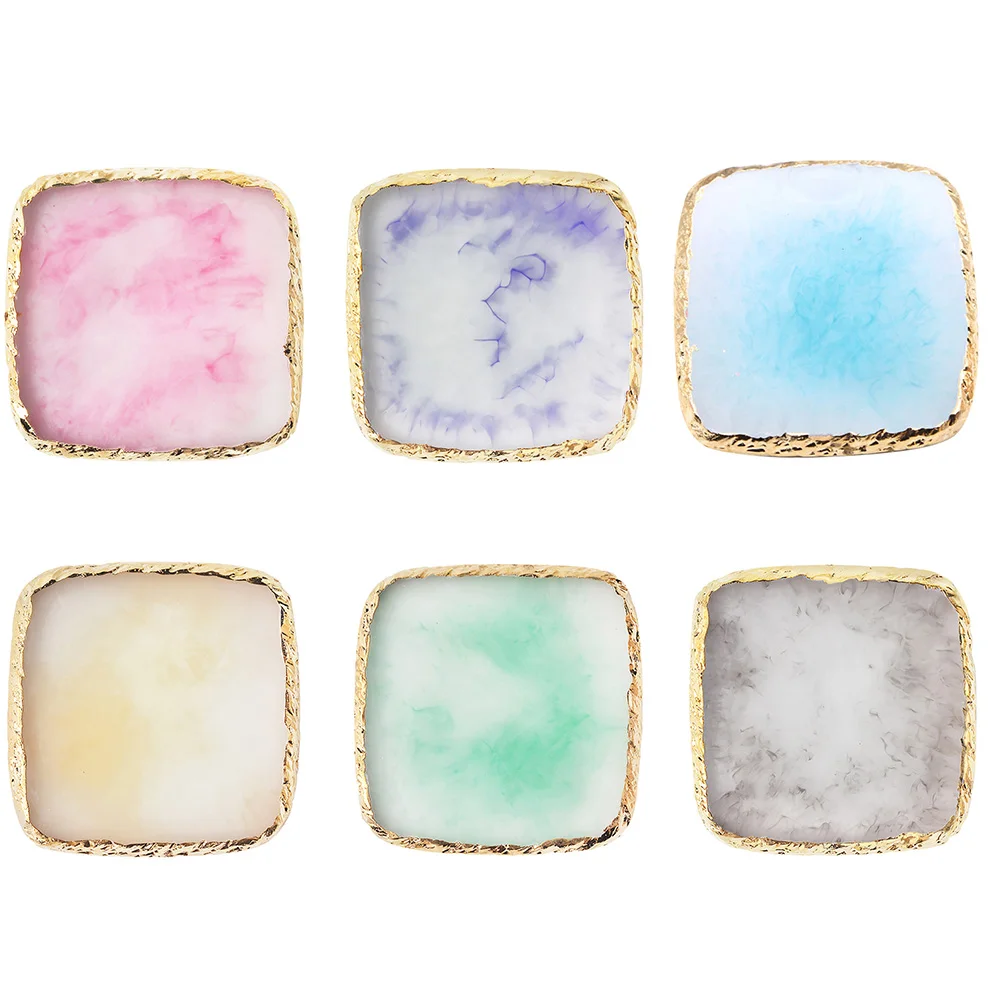 Натуральный камень смола Агат нейл арта Дисплей Демонстрационный стеллаж доска