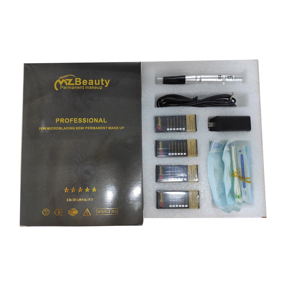 Профессиональный Перманентный макияж комплекты для бровей мануального татуажа