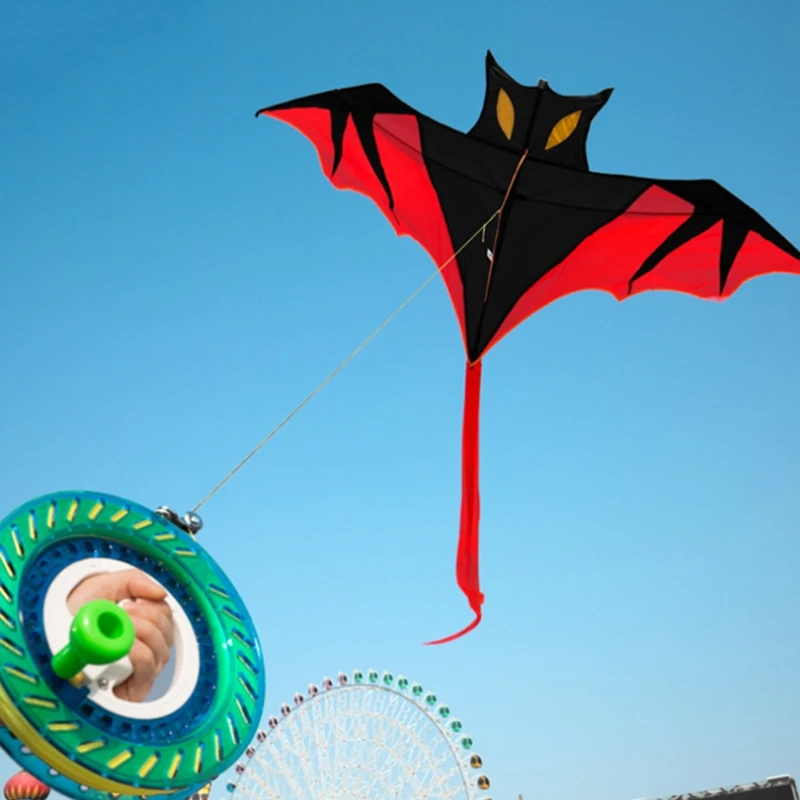 

New Cool Bat Kite Outdoor Kites Flying Toys Kite For Children Kids DXAD